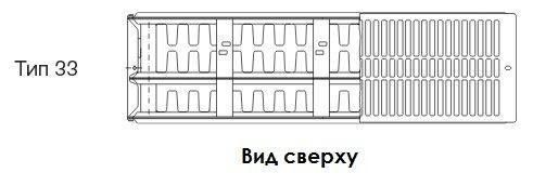 Стальной панельный радиатор Buderus Радиатор VK-Profil 33/300/600, re (24) (C) фото#3