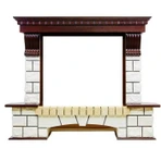 Широкий портал Dimplex Pierre Luxe угл. (универсальный) ( Symphony 2608/Symphony 2624L)