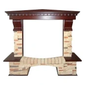 Угловой широкий портал Dimplex Pierre Luxe угл. сланец (универсальный) (Symphony 2608/Symphony 2624L)