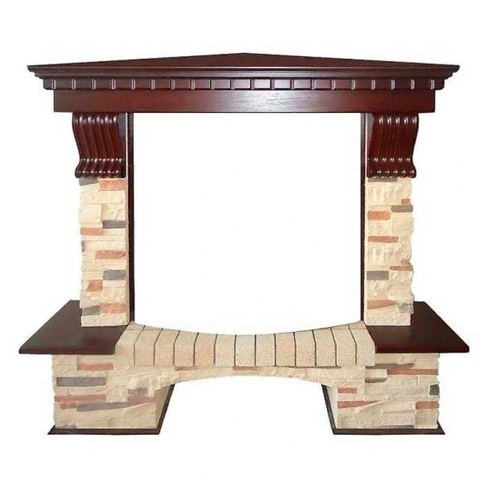 Угловой широкий портал Dimplex Pierre Luxe угл. сланец (универсальный) (Symphony 2608/Symphony 2624L)