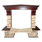 Угловой широкий портал Dimplex Pierre Luxe угл. сланец (универсальный) (Symphony 2608/Symphony 2624L)