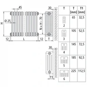 Радиатор отопления Arbonia 3026/21 N12 3/4 RAL 9016 фото#4