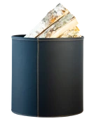 Дровница Fire&Wood Dublin (на колёсах) чёрный