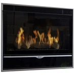 Встраиваемый газовый камин Karma ELEGANCE 67 EXCLUSIVE Slim line 15 silver metallic NG