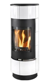 Дровяная печь THORMA ATIKA Ceramic Standard, белая, с аккумулирующими камнями