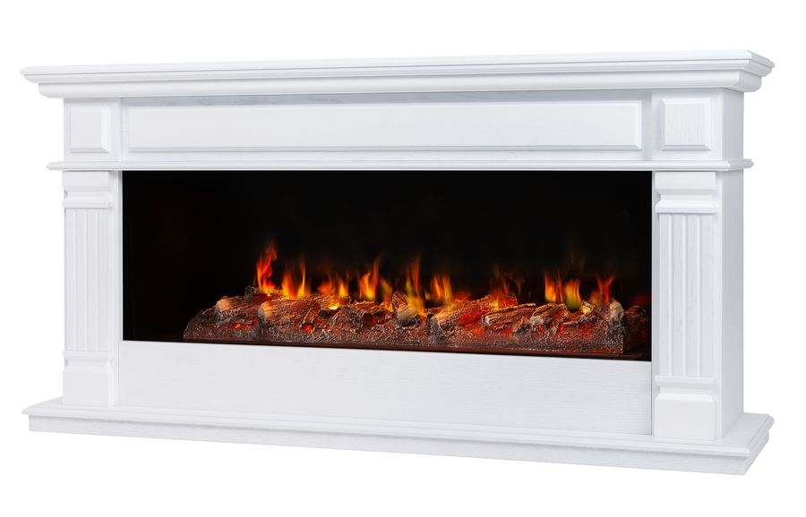 Линейный электрокамин Real-Flame ISLANDIA CST1000 WT-511 с очагом 3D CASSETTE 1000 фото#2