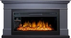 Линейный электрокамин Royal Flame California Graphite Grey (серый графит) с очагом Vision 42 LOG LED