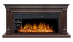 Линейный электрокамин Royal Flame Dallas (темный дуб) с очагом Vision 42 LOG LED