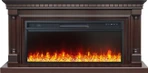 Линейный электрокамин Royal Flame Dallas (темный дуб) с очагом Vision 42 LED