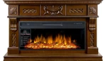 Линейный электрокамин Royal Flame Corsica (темный дуб) с очагом Vision 42 LOG LED