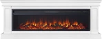 Линейный электрокамин Royal Flame Geneva 60 (белый) с очагом Vision 60 LOG LED