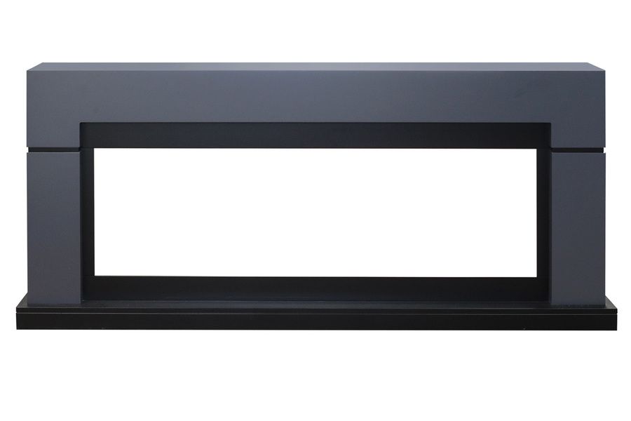 Линейный электрокамин Royal Flame Lindos Graphite Grey 60 (серый графит) с очагом Vision 60 LOG LED фото#2