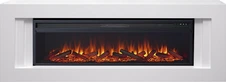 Линейный электрокамин Royal Flame Line 60 (белый) с очагом Vision 60 LED