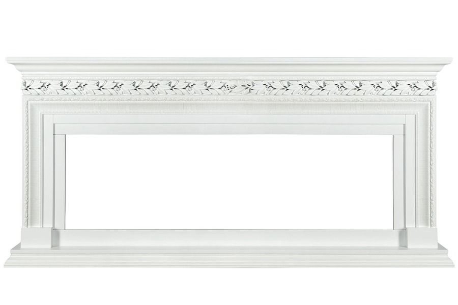 Линейный электрокамин Royal Flame Valletta 60 (белый) с очагом Vision 60 LOG LED фото#2