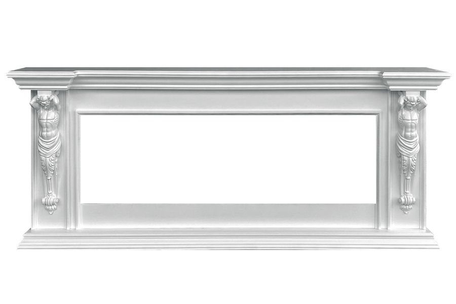 Линейный электрокамин Royal Flame Sparta 60 (белый) с очагом Vision 60 LOG LED фото#2