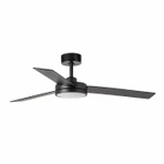 Вентилятор с подсветкой Faro Barcelona BARTH Black