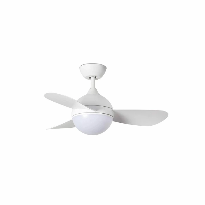 Вентилятор с подсветкой Faro Barcelona HVAR White