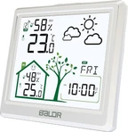 Цифровая метеостанция с радиодатчиком BALDR B0389WST2H2-V1 (белый)