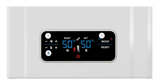 Настенный газовый котел 28 кВт ECA PROTEUS PLUS BLUE 28 HM NG фото#2