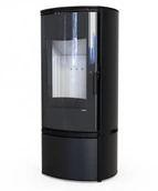 Дровяная печь DEFRO HOME ORBIS, черная сталь