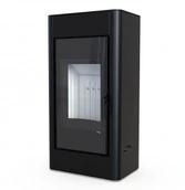 Дровяная печь DEFRO HOME SOLUM, черная сталь