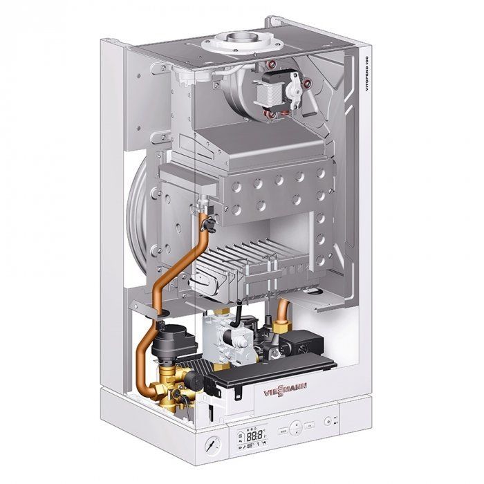 Настенный газовый котел Viessmann Vitopend 100-W 29,9кВт двухконтурный A1JB011/7727891/7571696 фото#2