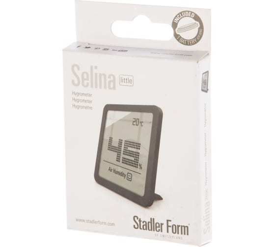 Цифровая метеостанция без радиодатчика Stadler Form S-081 Selina little black фото#6