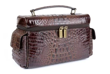 Дорожный хьюмидор Gentili El Inseparable на 20 сигар (SV15-Croco-Brown)