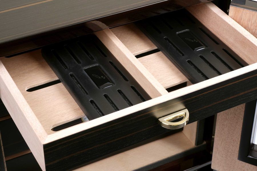 Шкаф-хьюмидор Gentili на 150 сигар (SC150-Ebony) фото#3