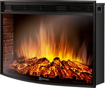 Электрокамин Electrolux EFP/P-3320RLS с порталом Firelight Pietra Nuovo 30 камень сланец белый, шпон темный дуб фото#2