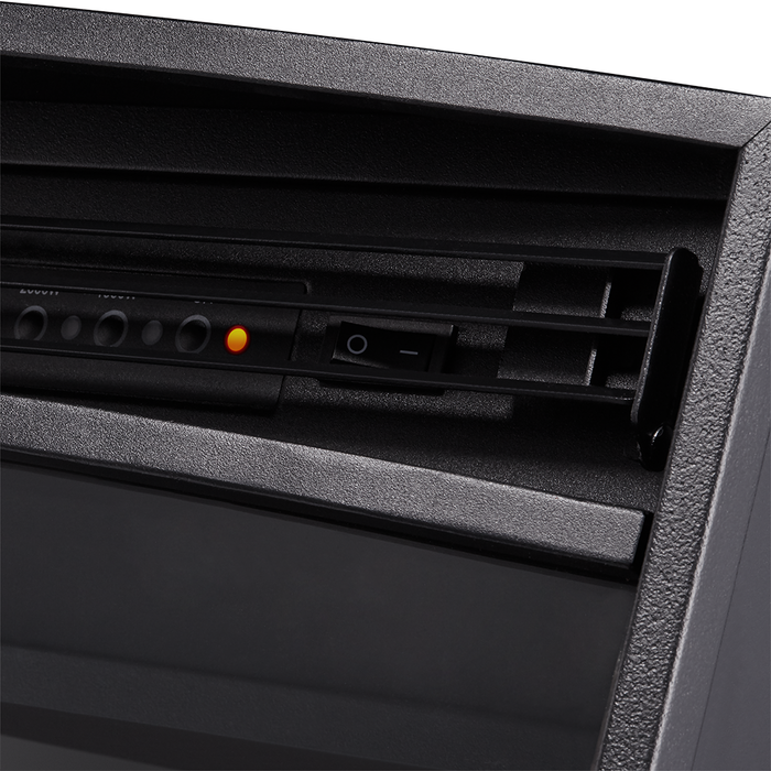 Электрокамин Electrolux EFP/P-3020LS с порталом Firelight Pietra Nuovo 30 камень сланец белый, шпон темный дуб фото#4