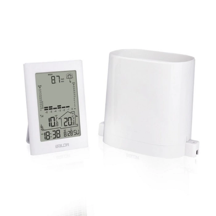 Цифровая метеостанция с радиодатчиком BALDR B0341WST2 (белый)