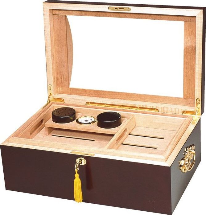 Настольный хьюмидор Quality Importers IL Duomo HUM-150RND (на 150 сигар)