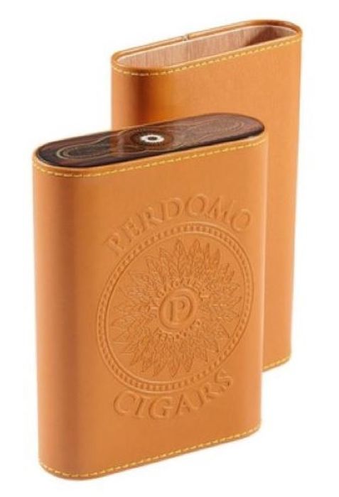 Дорожный хьюмидор Perdomo Travel Brown фото#2