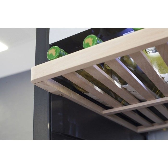 Встраиваемый винный шкаф CASO WineChef Pro 126-2D black фото#6