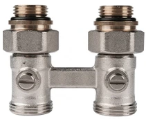 Двухтрубный узел нижнего подключения Delta G 3/4 x 1/2 D=50 MM проходной