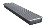 Внутрипольный конвектор длиной 2,1 м - 3 м Royal Thermo ATRIUM TURBO 80*250*2200
