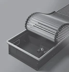 Внутрипольный конвектор длиной 2,1 м - 3 м Royal Thermo ATRIUM TURBO 80*300*2600 фото#2