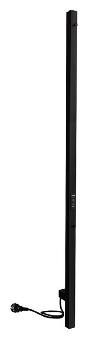 Электрический полотенцесушитель вертикальная лесенка INDIGO Style PRO (el) 120/3 Черный муар фото#2