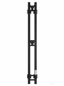 Электрический полотенцесушитель вертикальная лесенка Двин X plaza neo 140/10 el, чёрный матовый фото#3