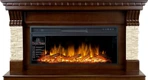 Линейный электрокамин Royal Flame Denver (тем. дуб) с очагом Vision 42 LOG LED