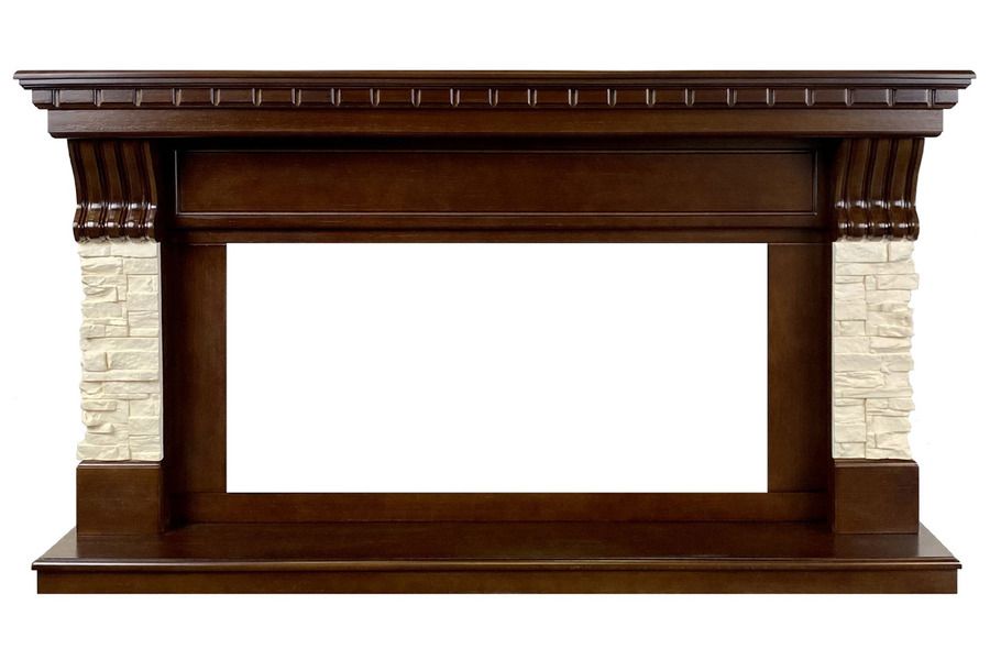 Линейный электрокамин Royal Flame Denver (тем. дуб) с очагом Vision 42 LOG LED фото#2