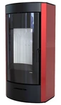 Дровяная печь DEFRO HOME ORTI, красная сталь