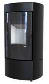 Дровяная печь DEFRO HOME CERES, черная сталь