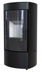 Дровяная печь DEFRO HOME CERES, черная сталь