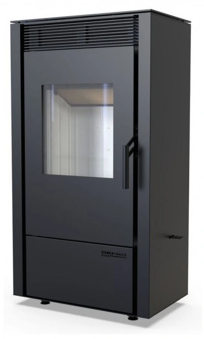 Дровяная печь DEFRO HOME VIVA, черная сталь