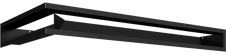Вентиляционная решетка Kratki Люфт угловая правая черная LUFT/NP/9/8040/45S/C
