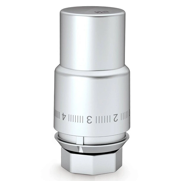 Термоголовка жидкостная Royal Thermo DESIGN М30х1,5 матовый хром (корпус металл)