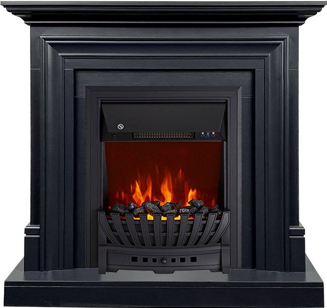 Электрокамин Royal Flame Bradford (Серый графит) с очагом Aspen Black
