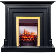 Электрокамин Royal Flame Bradford (Серый графит) с очагом Fobos FX M Brass/Black